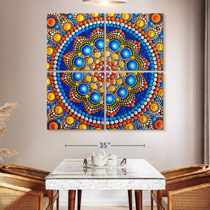 Kerner Decorative Dotted Mandala
