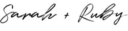 Sarah + Ruby logo