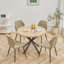 Miko 50cm H Velvet Upholstered Metal Side Chair-432116080