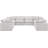 Itala Velvet U-Shaped Sectional Reversible-94482603