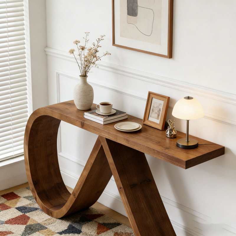 57" Entryway Sofa Table