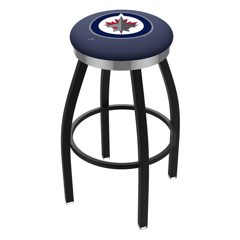 NHL 36" Swivel Bar Stool, Winnipeg Jets