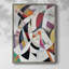 Série ABSTRACT LIX, reproduction encadrée - bois massif-577036088