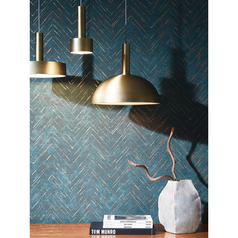 Purity 33cm x 70cm Wallpaper Roll, Green