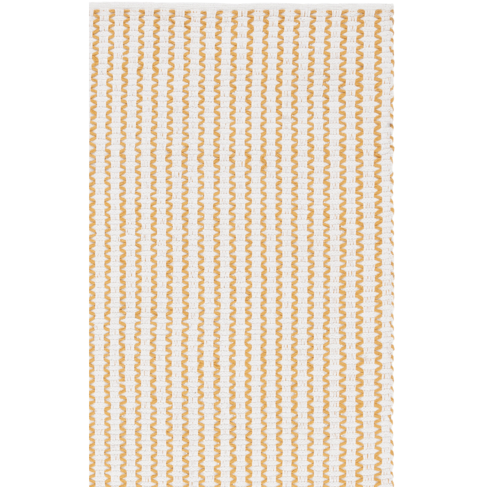 Handwoven Cotton Pile Chevron / Zigzag Area Rug, Rectangle 8' x 10'