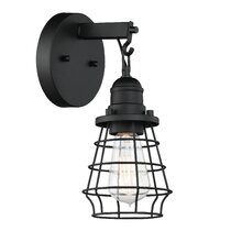 Gracie Oaks Burtundy Candle Wall Light & Reviews