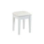 Coiffeuse compacte avec miroir, coiffeuse avec tabouret, coiffeuse pour petits espaces