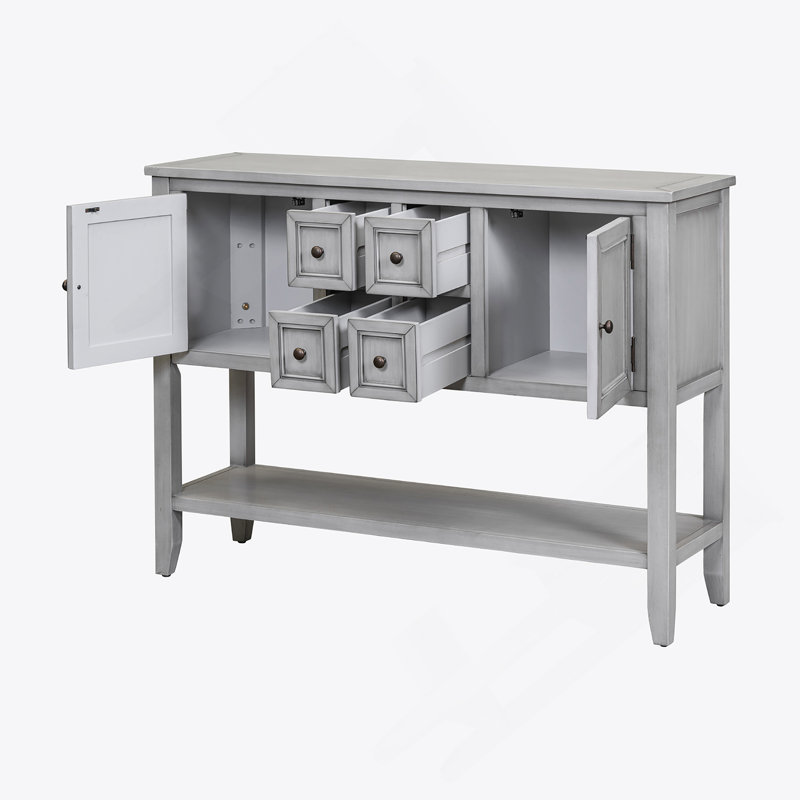 Buffet Cambridge Series Vintage Buffet avec tablette inférieure pour un rangement généreux et une décoration intérieure élégante