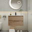Ensemble de meuble-lavabo mural simple 30 po Ashbik