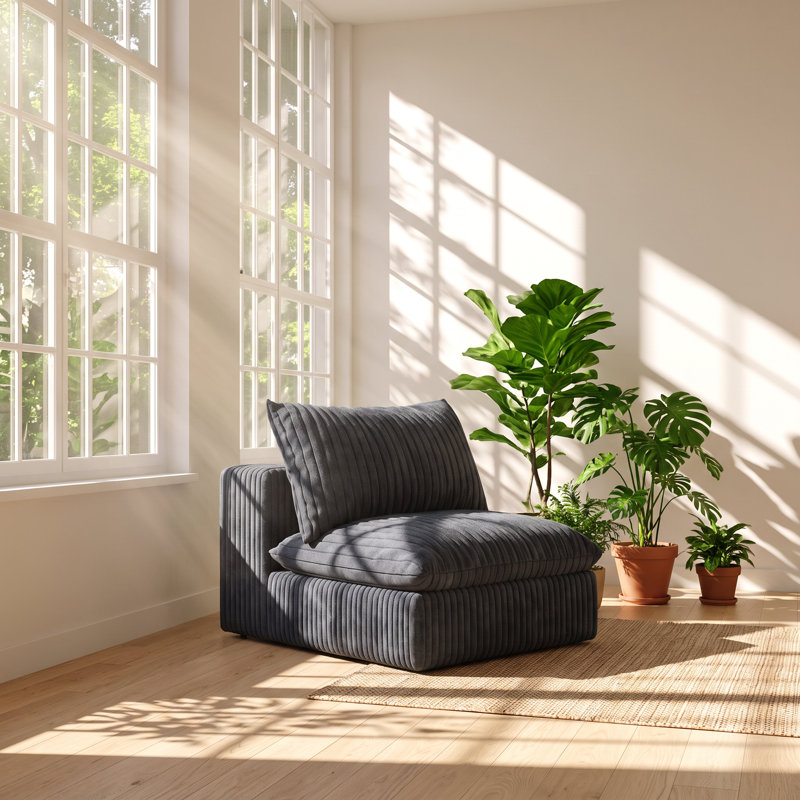 39.8 " Corduroy Sofa