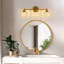 Luminaire de salle de bain à 3 lumières à intensité variable, luminaires modernes avec abat-jour en verre transparent (3 ampoules B11 incluses)-1419715186