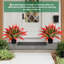Ensemble de 2 grandes plantes artificielles en agave sans pot pour la décoration intérieure et extérieure-1128391465-1128391468