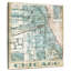Carte rétro de la ville de Chicago sur impression sur toile-1634780013