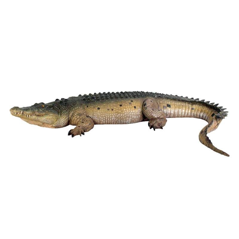 Statue crocodile des zones humides tropicales