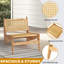 31 po Fauteuil d'appoint en osier PE PE