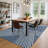 Washable Modern Hallway Non Slip Entryway Rug,Soft Non Shedding Carpet,Abstract Printed Mat for Kitchen-1231334651-1231334648
