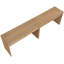 Console / bureau en bois massif et placage de chêne Avro