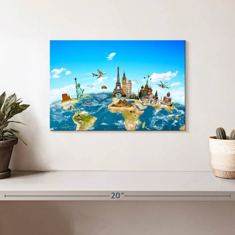 Senne Travel Monuments, 8" H x 12" W