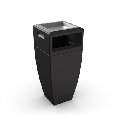 Kobi Manual Lift Outdoor Trash/Recycling Bins - 24 Gallons
