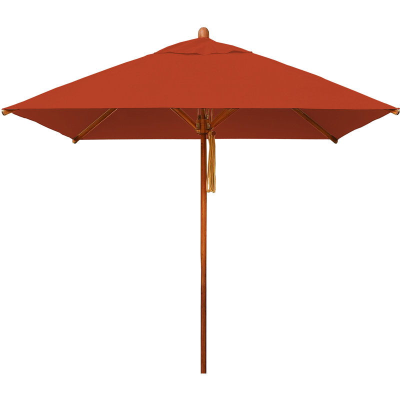 Levante Square Market Umbrella, Terracotta, 84" W x 84" D