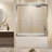 Tempered Glass With Explosion Proof Film,Aluminum Frame Double Sliding Shower Door,Stainless Steel Handle-112519767