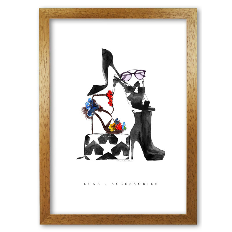 Givenchy Luxe Accessories - Print, Honey Oak, 84.1 cm H x 59.4 cm W x 5 cm D