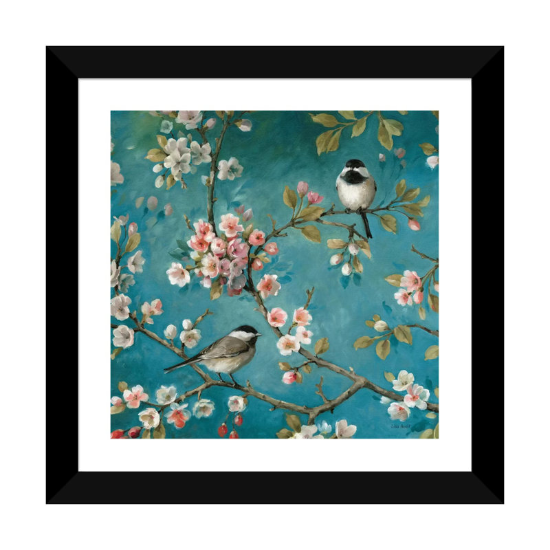 «Blossom I» par Lisa Audit - reproduction d'art, H 24 po x l 24 po x P 1 po, Black Framed Paper