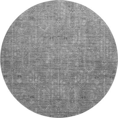 Premium Machine Washable Prisco Gray Rug