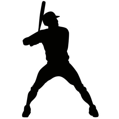 Baseball Player Silhouette Clip Art