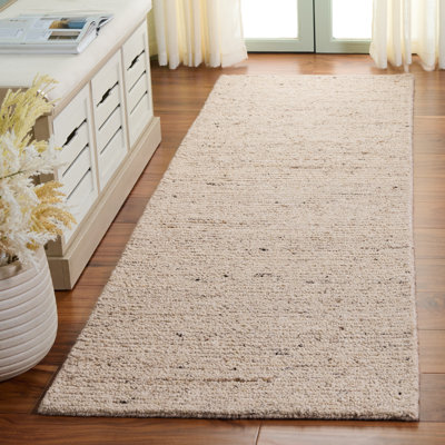 Earthly Hand Tufted Wool Solid Color Indoor Rug