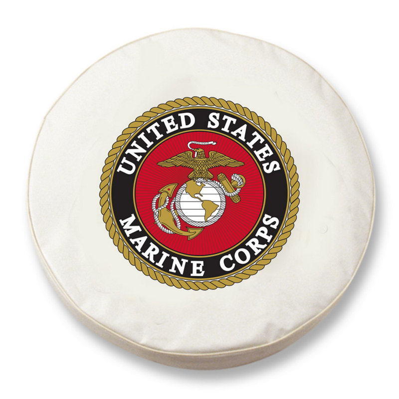 Housse de roue de cravate US Military, Blanc, E, Corps de marine