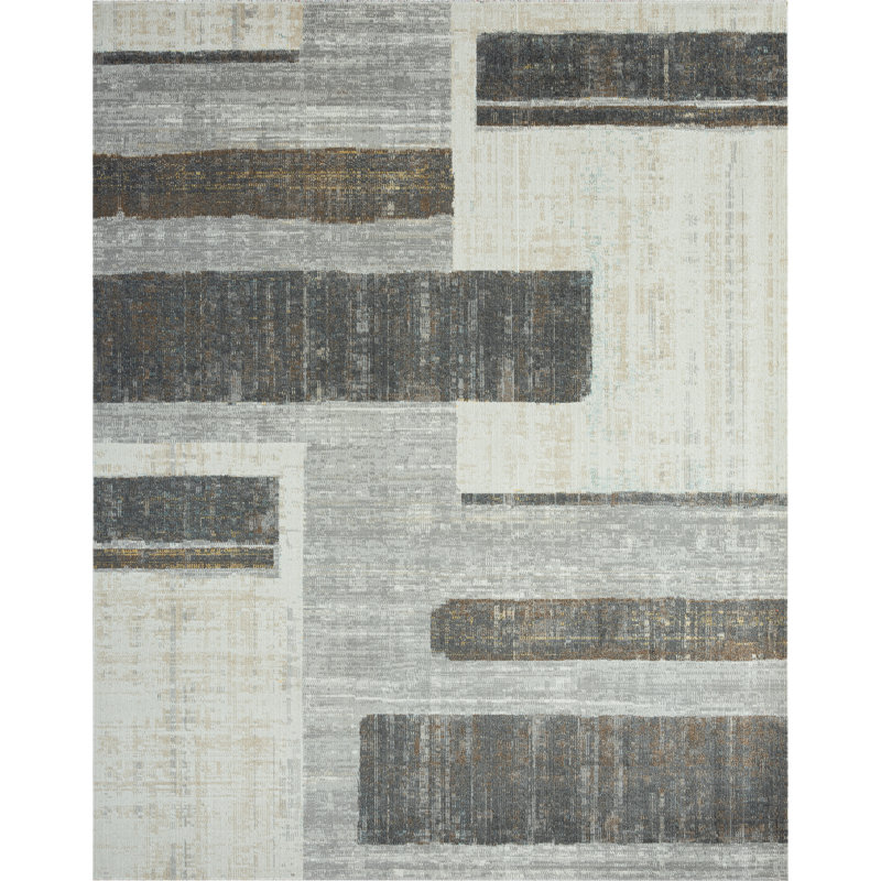 24-Seven Geometric Indoor / Outdoor Rug, Rectangle 8'7" x 11'6"