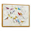 « multi-color oiseau on tree », reproduction d’impression sur toile encadrée modern campagne-40743683-40743684