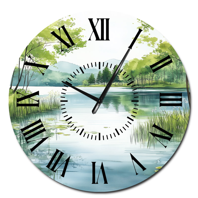 Très grande horloge murale Spring Lake, Surdimensionné