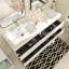 Meuble-lavabo double 59,05 po Quickel-148967817