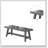 Sturdy Wood Dining Bench, Simple design, comfortable and durable, multi-functional bench