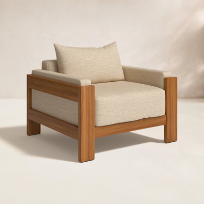 Nathanson Teak Outdoor Lounge Chair
