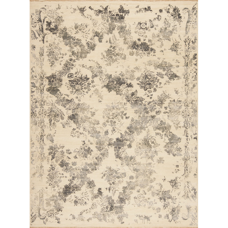 Amour Hand Knotted Area Rug, Rectangle 8' x 10'