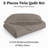 Microfiber Embossed Oversized Modern & Contemporary Bedspread Set With Shams-124114359-124114356