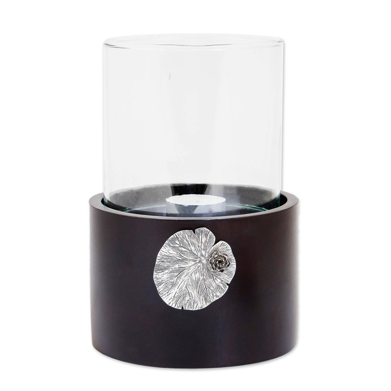3.5'' H Tabletop Tealight Holder with Candle Included
