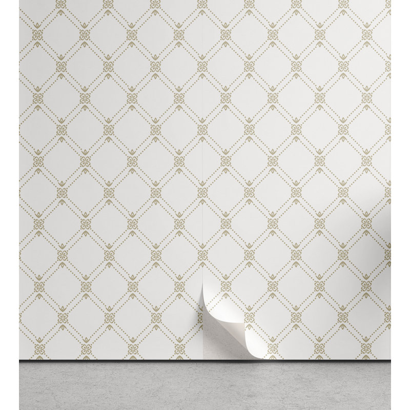 Panneau de papier peint adhésif Hibaaq d'inspiration victorienne, L 13 po x L 100 po