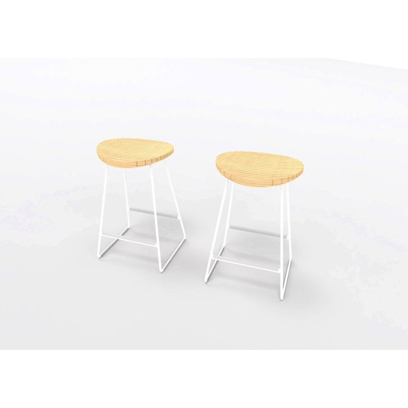 Clark Counter Stool 650H, Oak/White