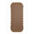 31.4X1.4X74" Oversized Wooden Floor Mirror With Unique Brown Frame