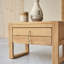 Minimalys 50cm W Solid Wood Bedside Table
