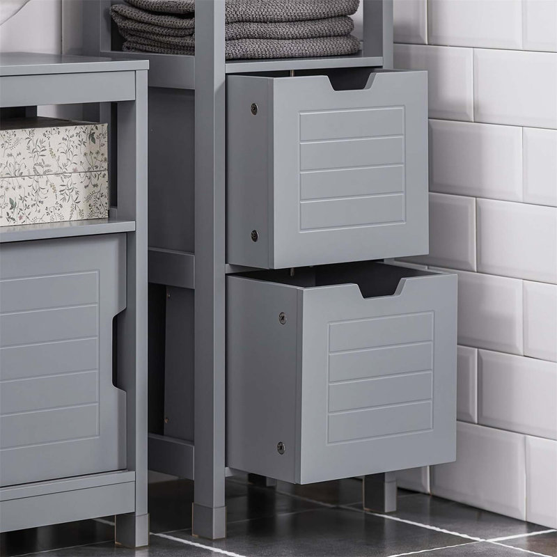 Aadhith Bathroom Cabinet, Grey
