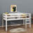 Twin Elevated Loft Bed Comes With Ladder-1788968142
