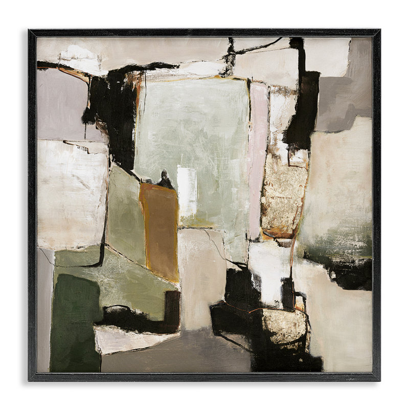  Art de giclée encadrée par Design Fabrikken, Giclée encadrée noir minuit, H 12 po x l 12 po