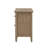 2-Drawer Nightstand With Round Bronze Pull Knobs