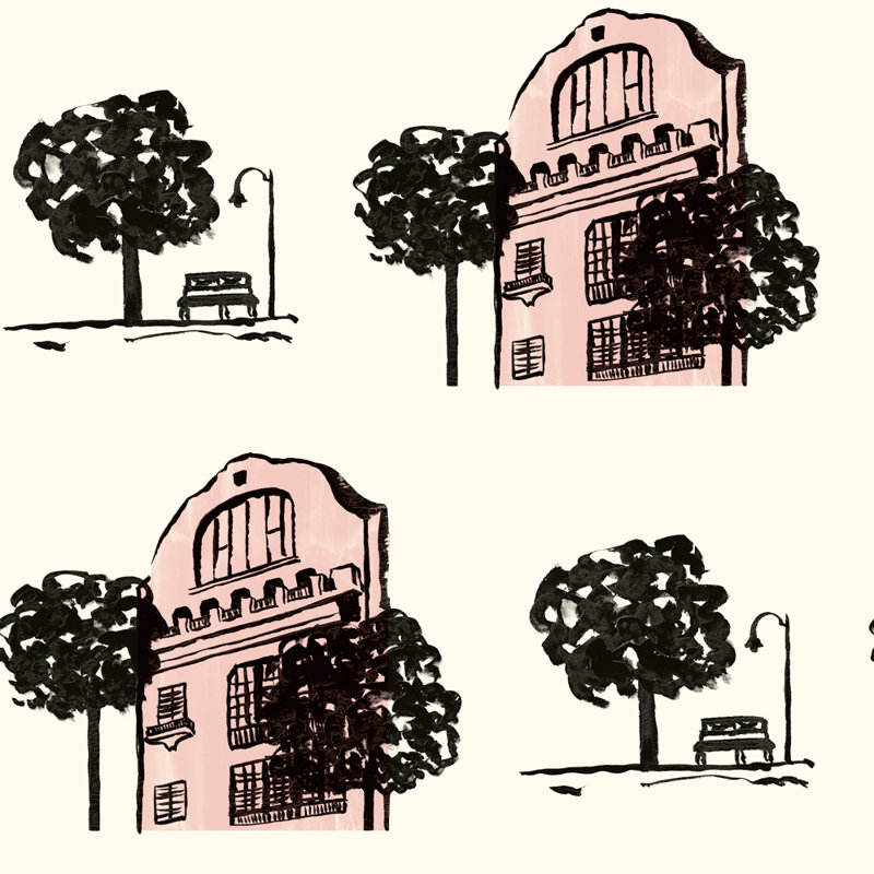 Papier peint adhésif Waverly House par Novogratz