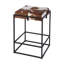 Stinson 26.5 in. Seat Height Leather-Iron Counter Stool-1883821082